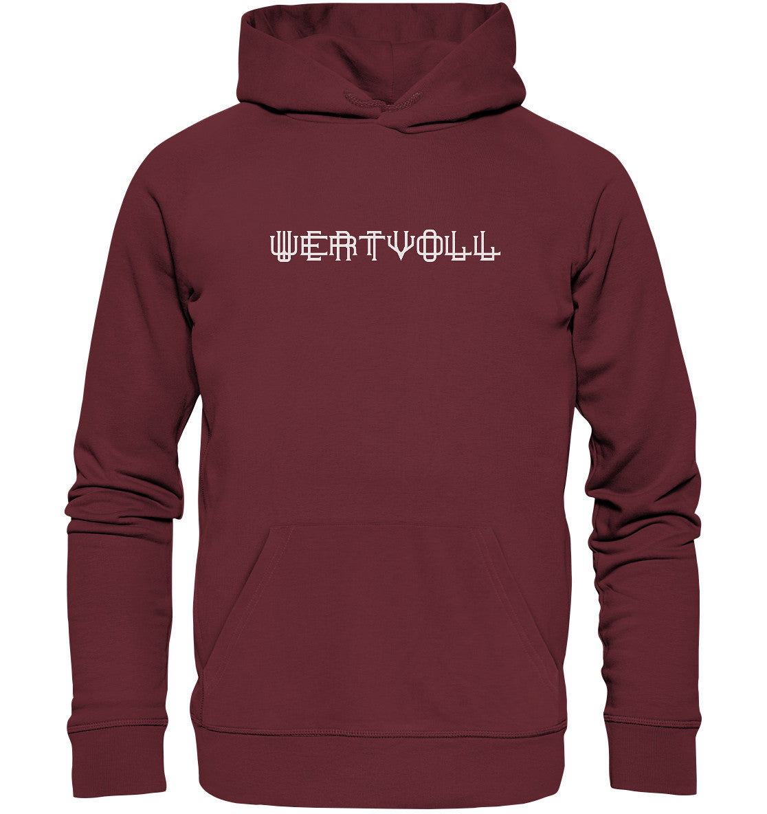 Jes 43,4 - WERTVOLL (mini2) - Brustprint - Organic Hoodie