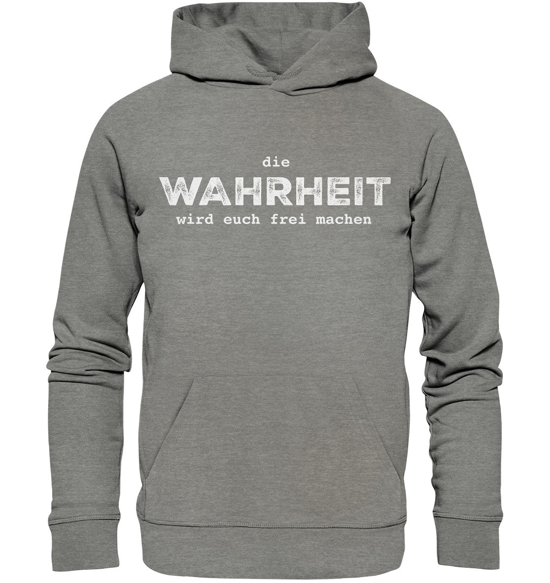 Joh 8,32 - Wahrheit (1) - Organic Hoodie