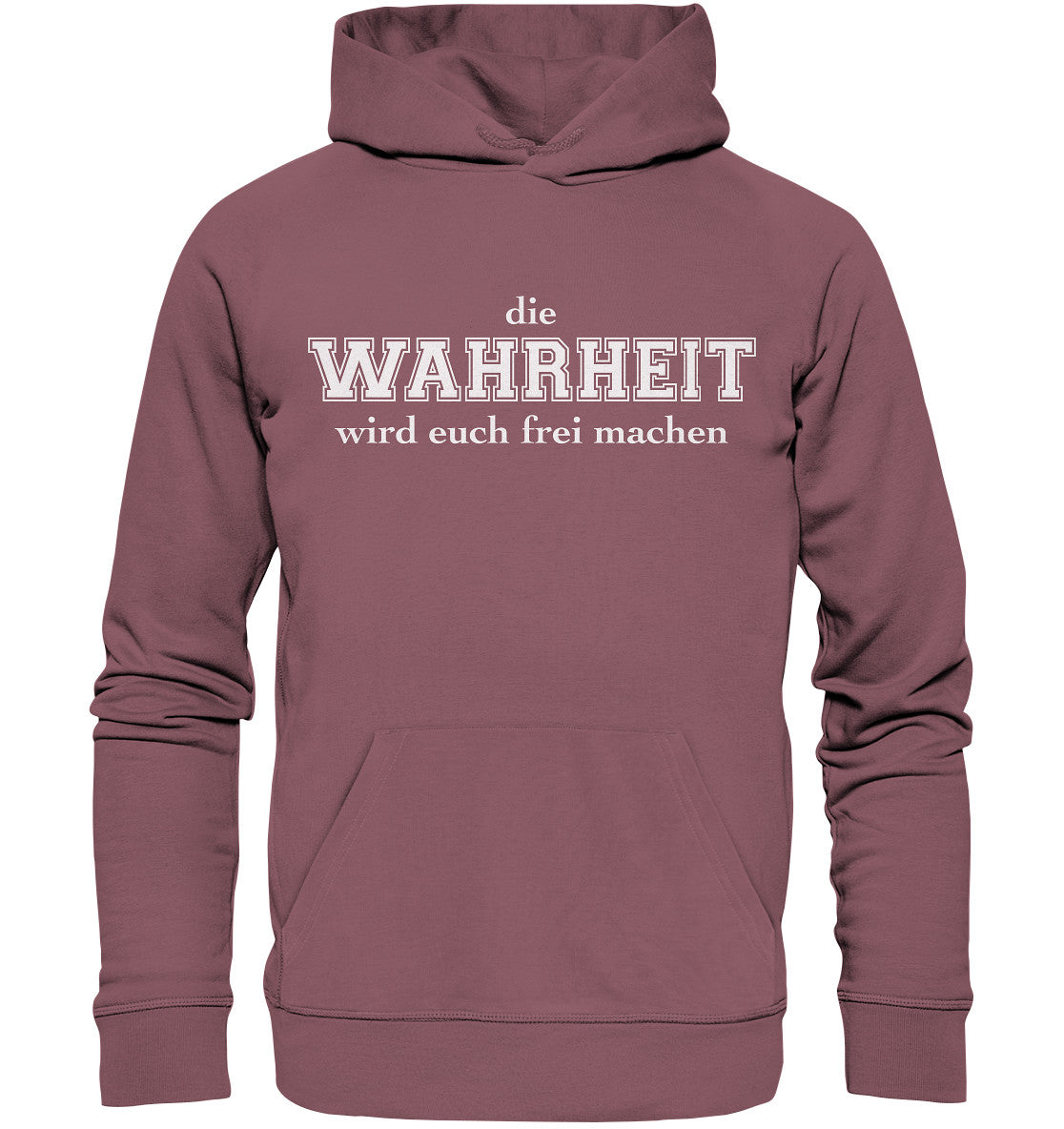 Joh 8,32 - Wahrheit (2) - Organic Hoodie