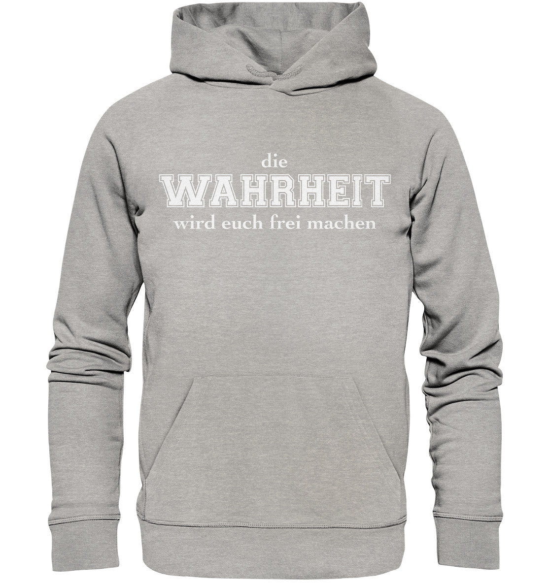 Joh 8,32 - Wahrheit (2) - Organic Hoodie