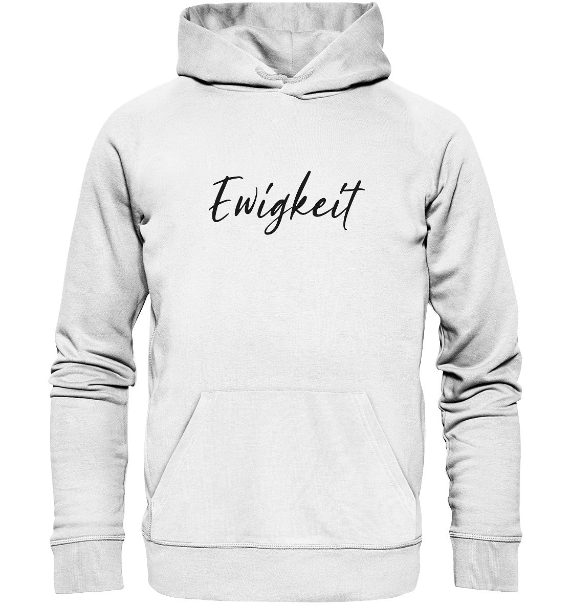 Joh 10,28 / 1.Joh 2,17 - Ewigkeit - Brustprint - Organic Hoodie