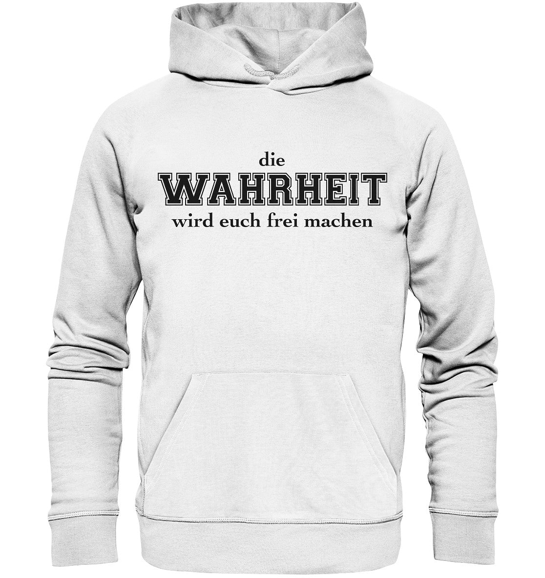 Joh 8,32 - Wahrheit (2) - Organic Hoodie