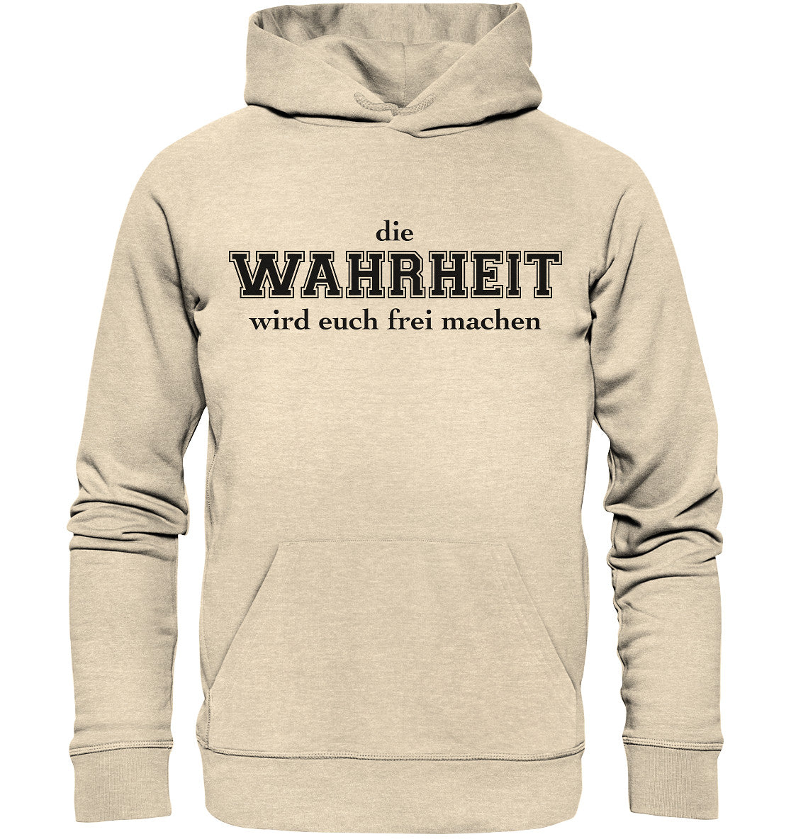 Joh 8,32 - Wahrheit (2) - Organic Hoodie