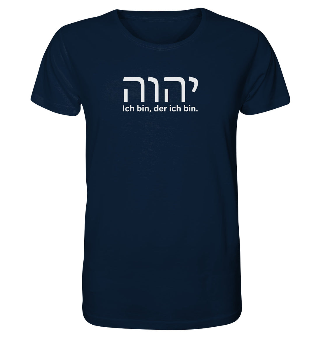 יהוה‎ - Ich bin, der ich bin. - Brustprint - Organic Shirt