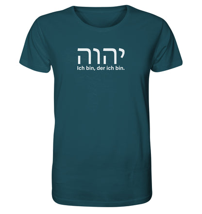 יהוה‎ - Ich bin, der ich bin. - Brustprint - Organic Shirt