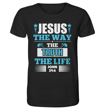 Joh 14,6 - (Way, Truth, Life) - Organic Shirt