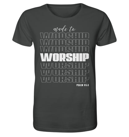 Ps 95,6 - made to WORSHIP - Organic Shirt