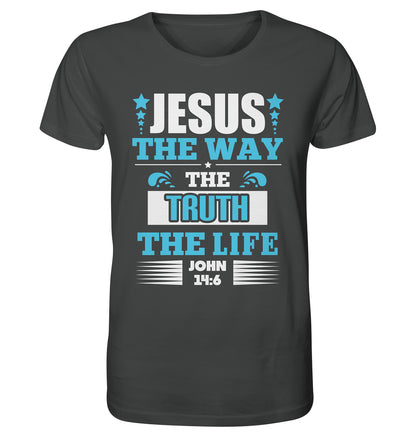 Joh 14,6 - (Way, Truth, Life) - Organic Shirt