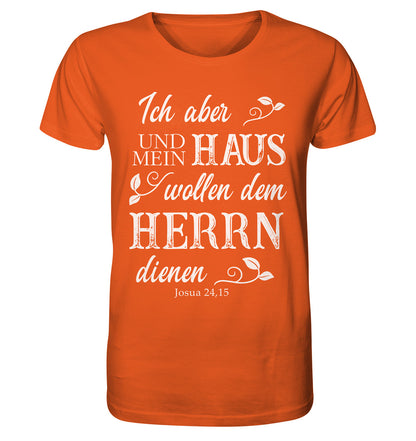 Jos 24,15 - Mein Haus - Organic Shirt