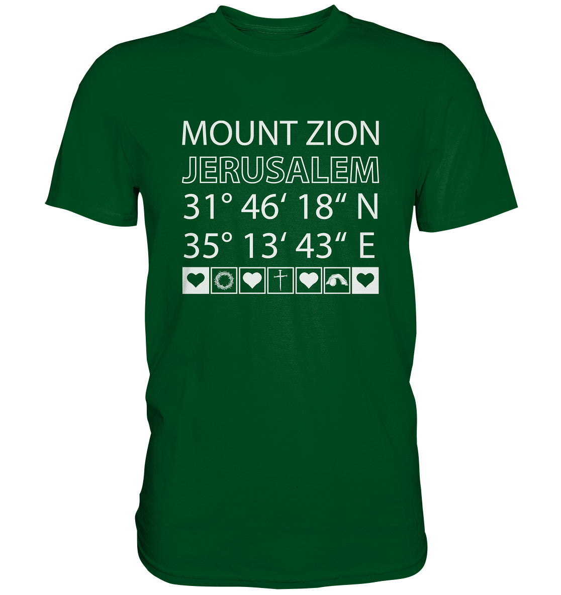 Joel 3,5 - Mount Zion - Premium Shirt