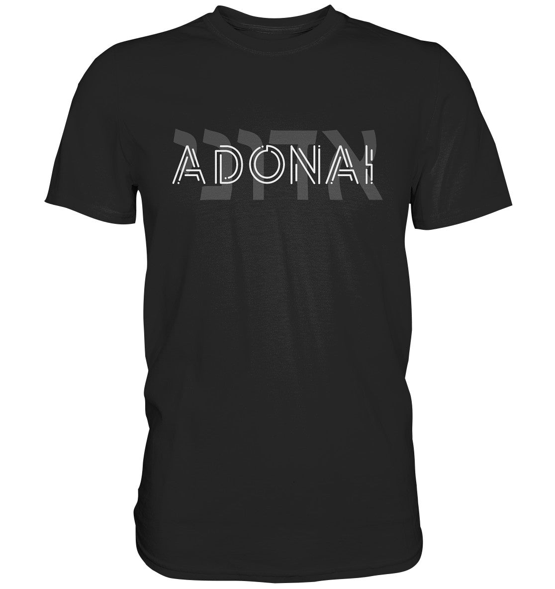 Adonai - hebräisch - Premium Shirt