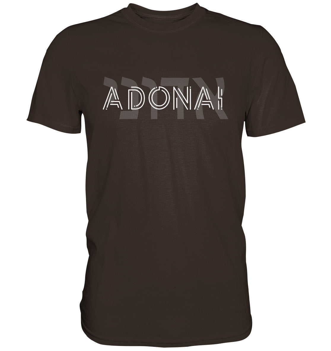 Adonai - hebräisch - Premium Shirt