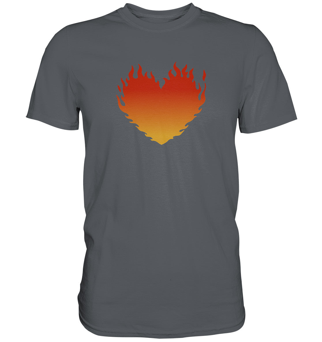 Lk 24,32 - Brennendes Herz - Premium Shirt