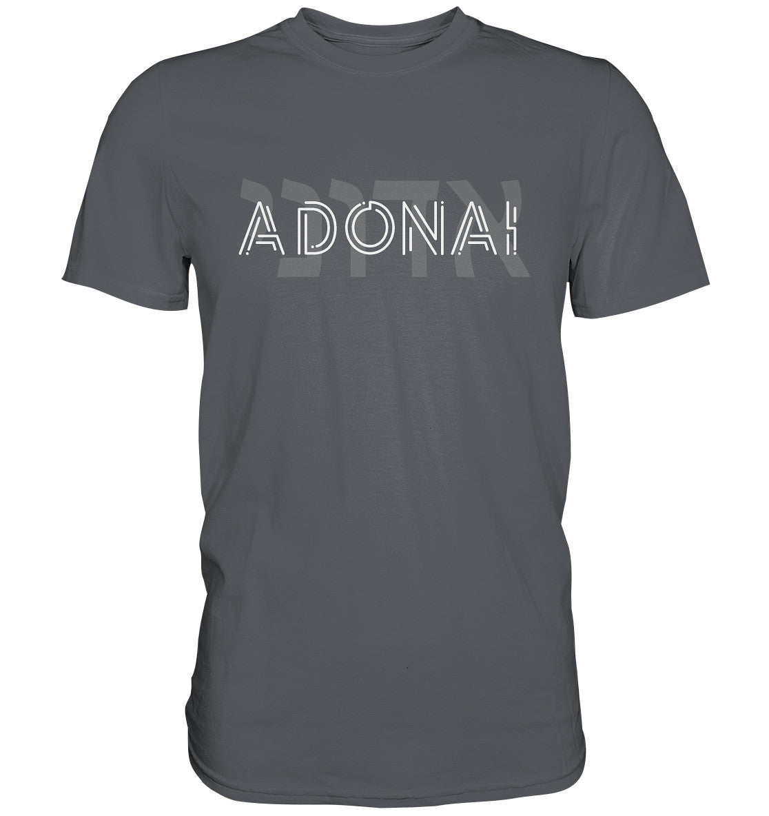 Adonai - hebräisch - Premium Shirt