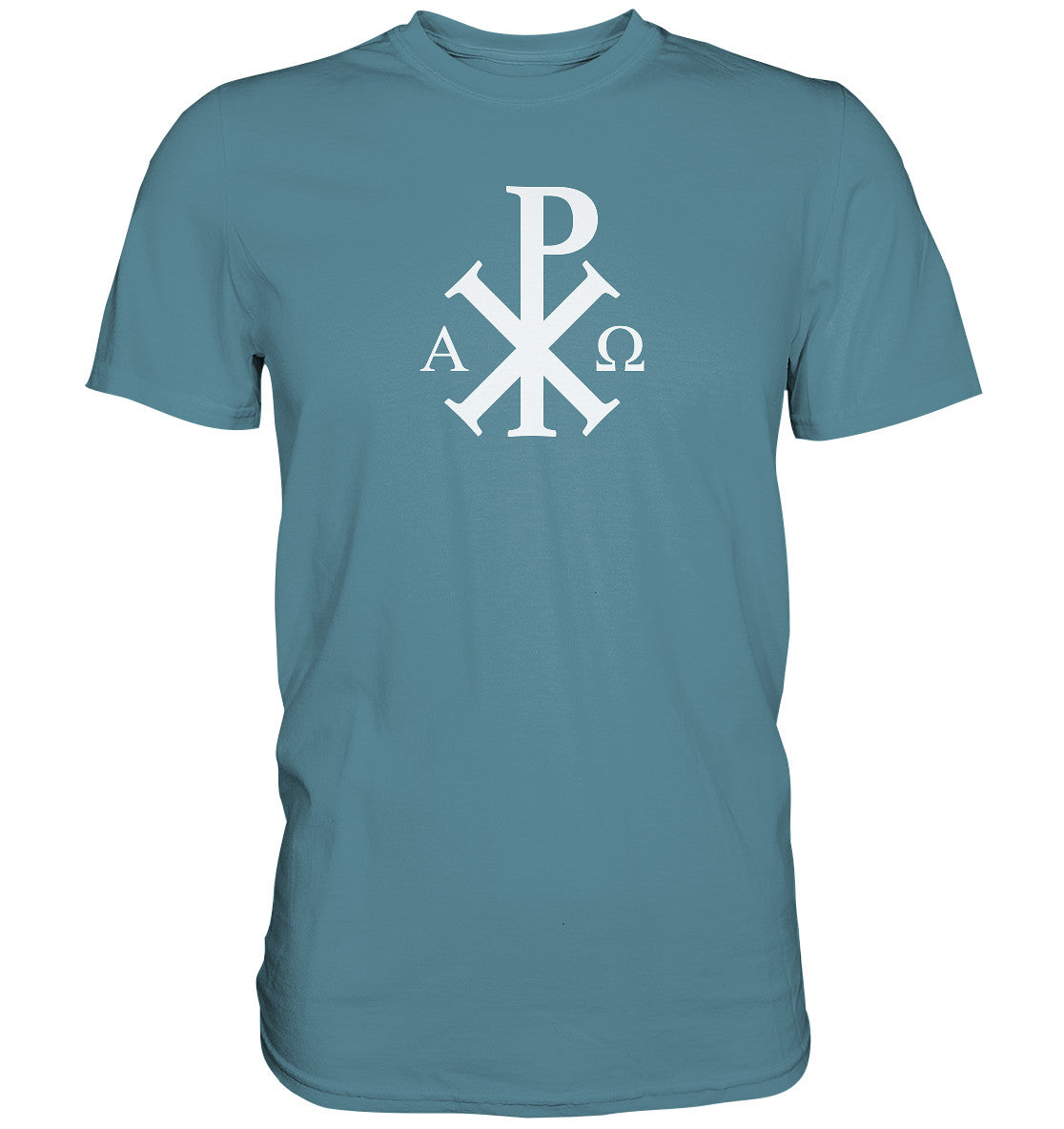 Offb 1,8 - Chi Rho - Alpha &amp; Omega - Premium Shirt