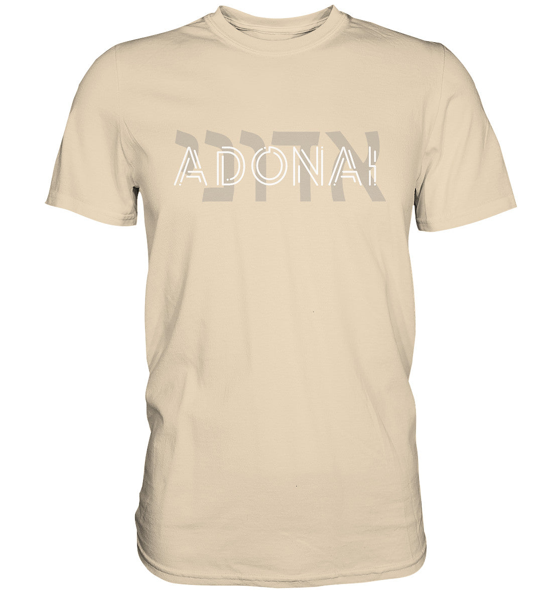 Adonai - hebräisch - Premium Shirt