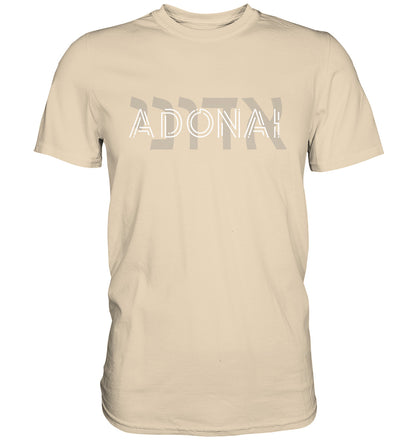 Adonai - hebräisch - Premium Shirt