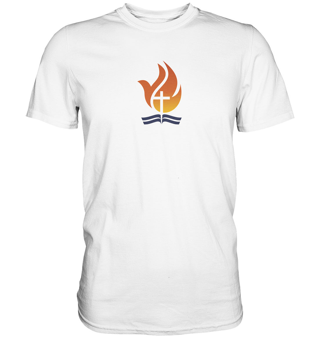 Bible Power Flame Logo - Premium Shirt