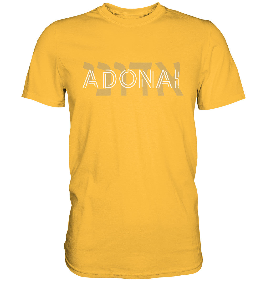 Adonai - hebräisch - Premium Shirt