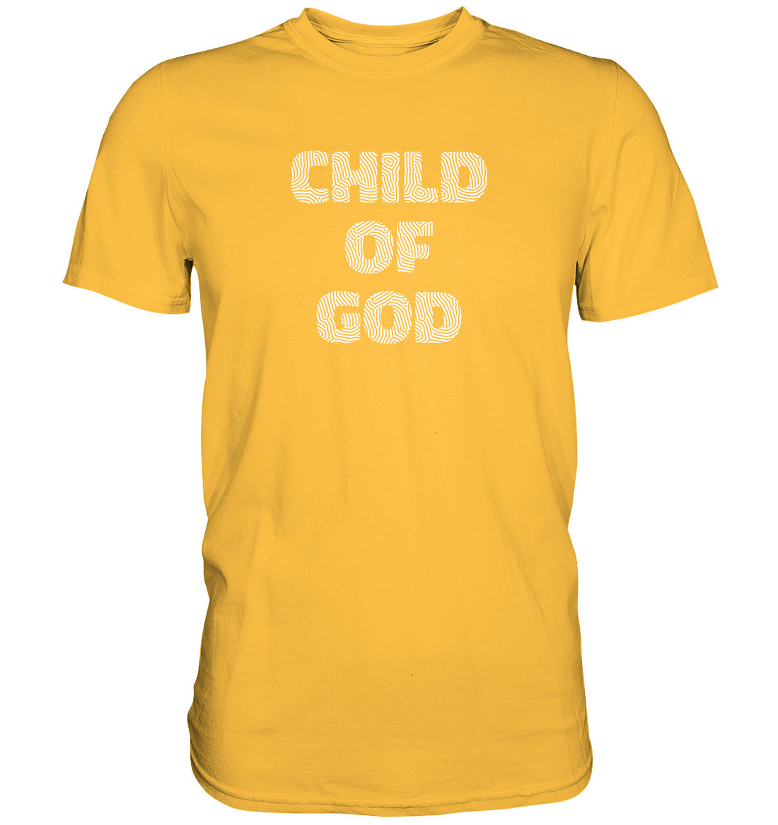 Joh 1,12 - Child of God - Fingerprint Weiß - Premium Shirt