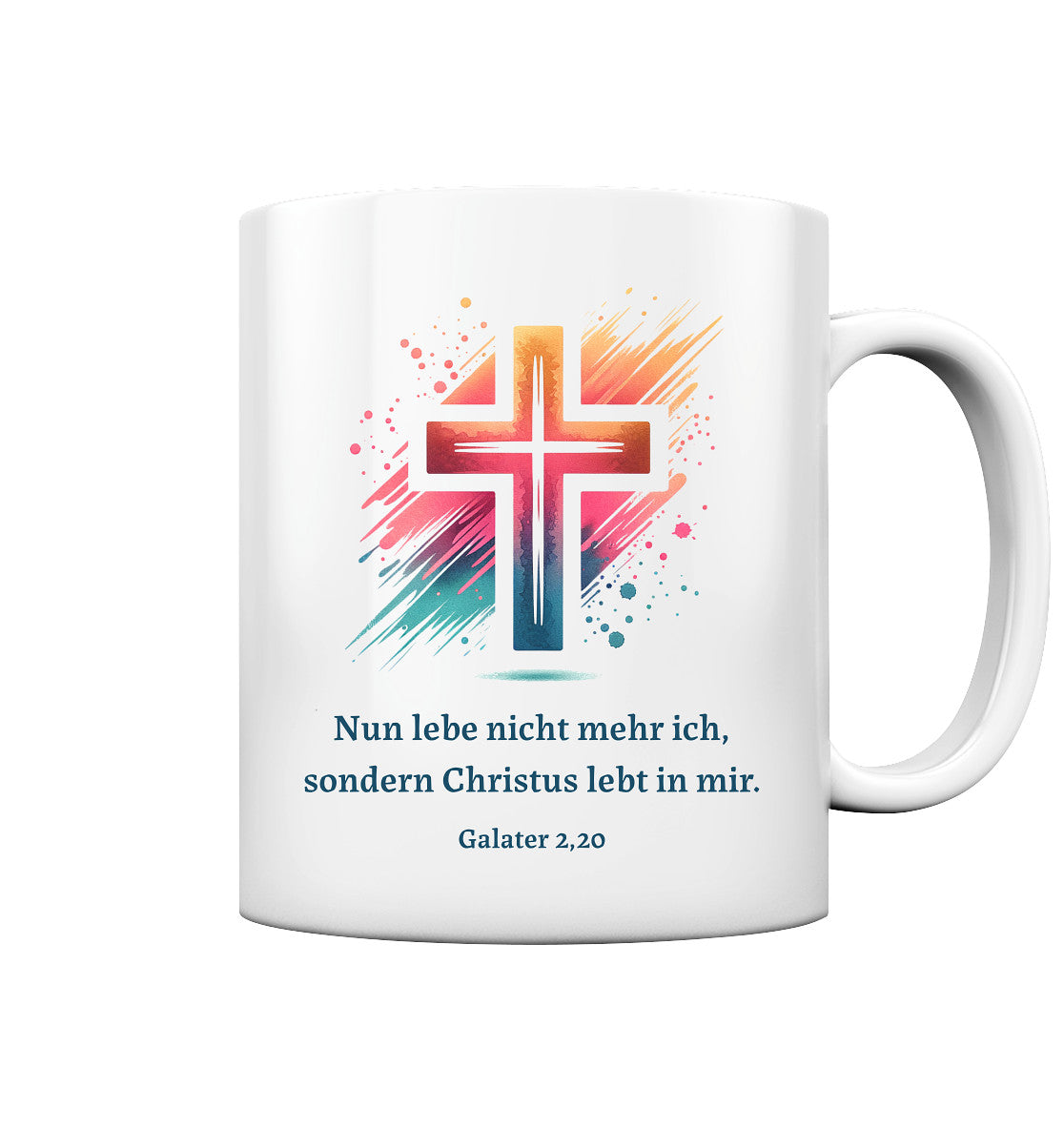 Gal 2,20 - Christus in mir - Tasse glossy