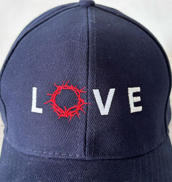 LOVE - Dornenkrone - Stick - Baseball Cap