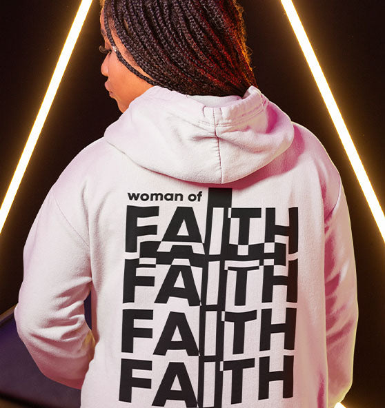 Woman of Faith - Organic Hoodie