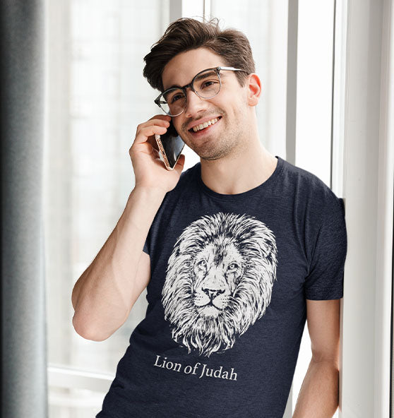 Offb 5,5 - Lion of Judah - weiß - Organic Shirt