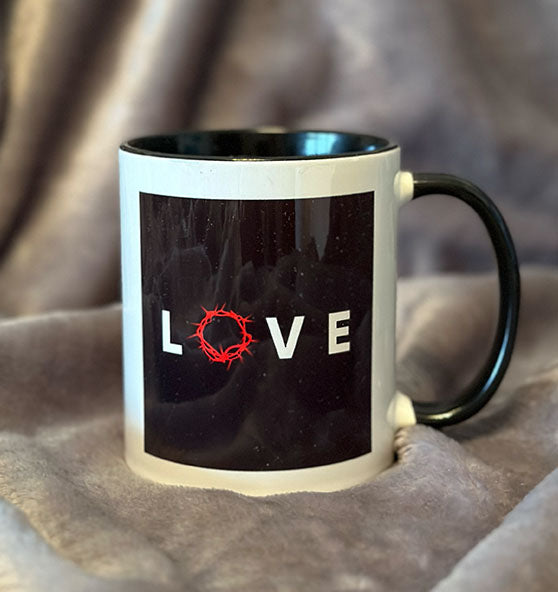 LOVE - Tasse - Tasse zweifarbig