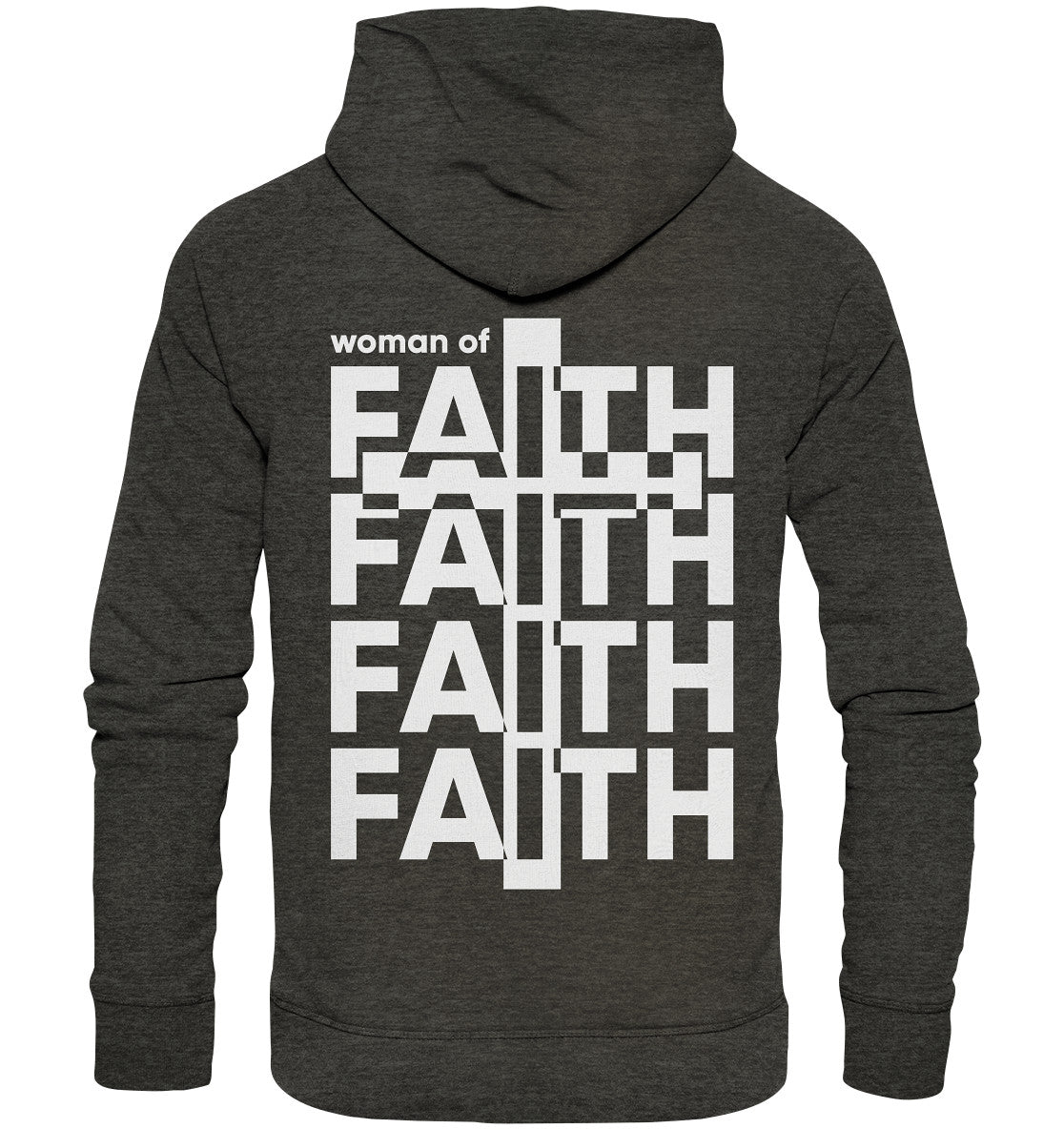 Woman of Faith - Organic Hoodie