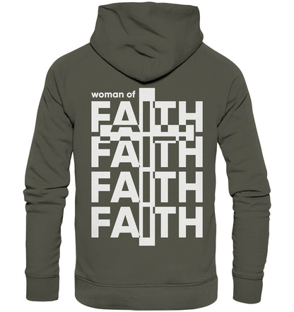 Woman of Faith - Organic Hoodie