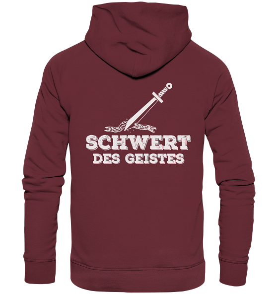 Eph 6,17 - Schwert des Geistes 2 - Organic Hoodie