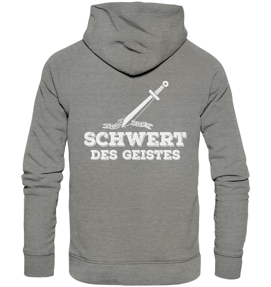 Eph 6,17 - Schwert des Geistes 2 - Organic Hoodie