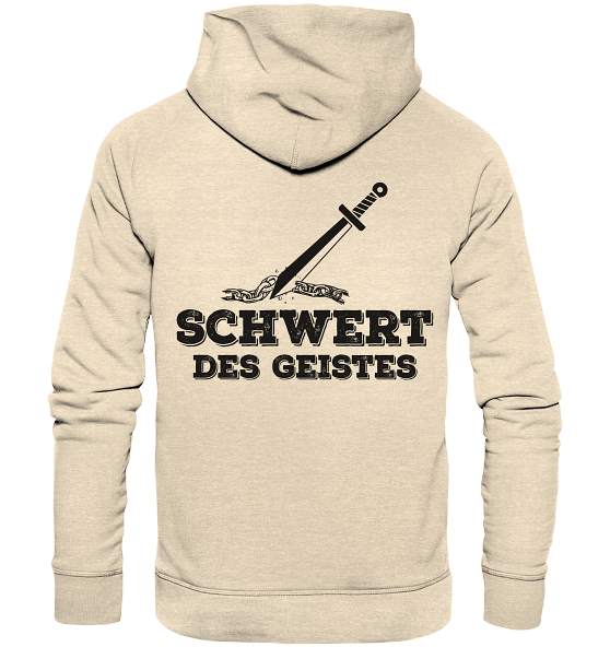 Eph 6,17 - Schwert des Geistes 2 - Organic Hoodie