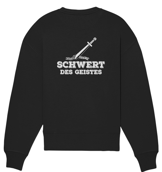 Eph 6,17 - Schwert des Geistes 2 - Organic Oversize Sweatshirt