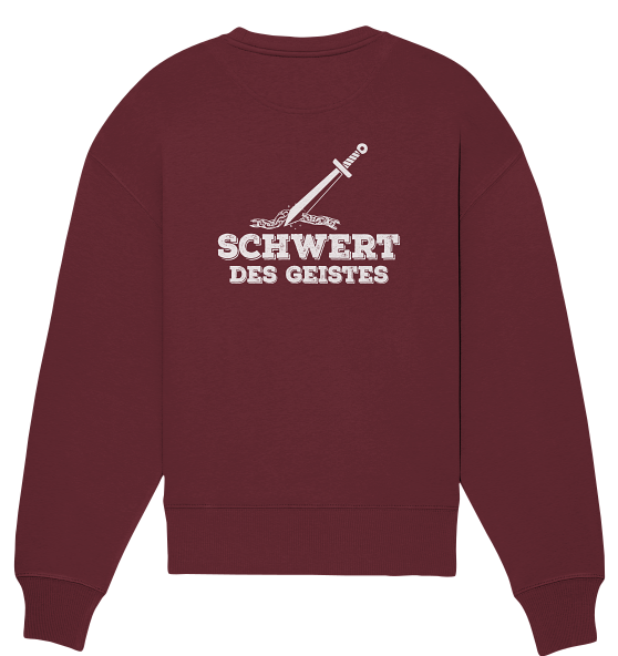 Eph 6,17 - Schwert des Geistes 2 - Organic Oversize Sweatshirt