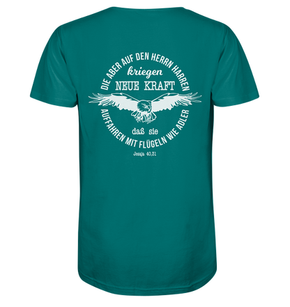 Jes 40,31 - Auffahren mit Flügeln wie Adler 2 - Organic Shirt