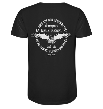 Jes 40,31 - Auffahren mit Flügeln wie Adler 2 - Organic Shirt