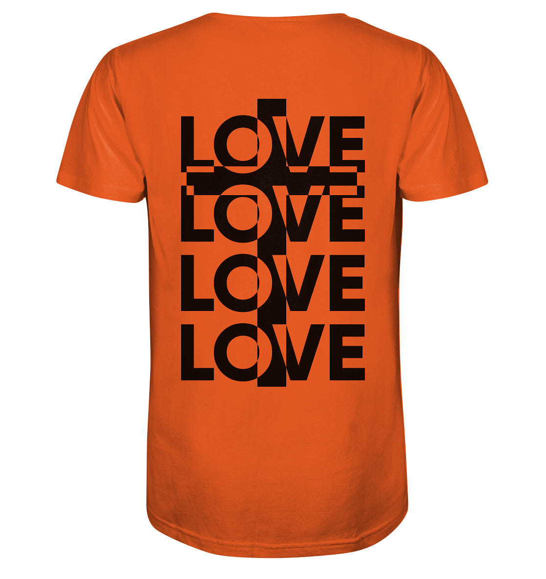 Joh 15,13 - LOVE - Kreuz - Organic Shirt