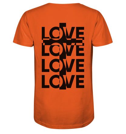 Joh 15,13 - LOVE - Kreuz - Organic Shirt