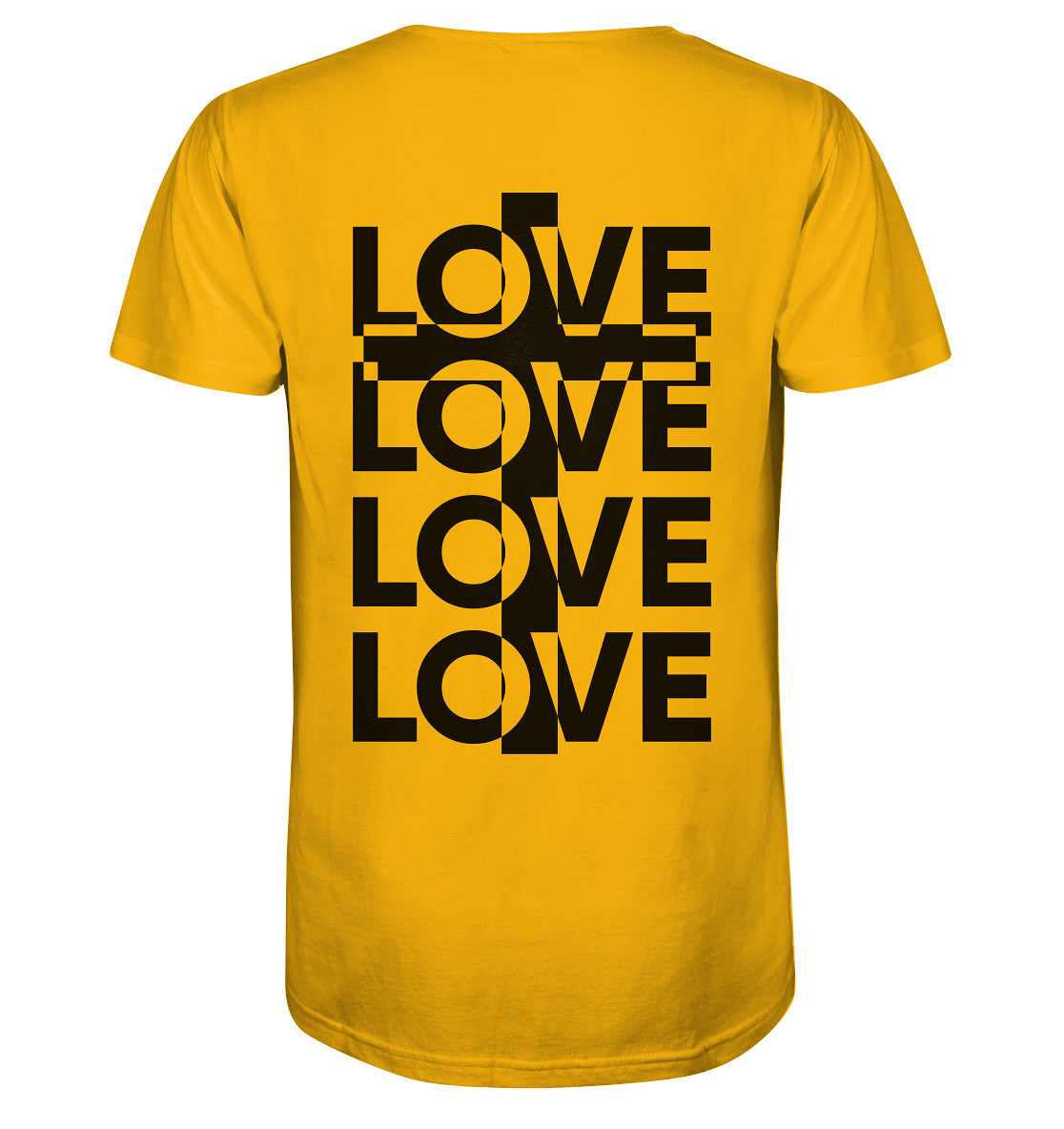 Joh 15,13 - LOVE - Kreuz - Organic Shirt