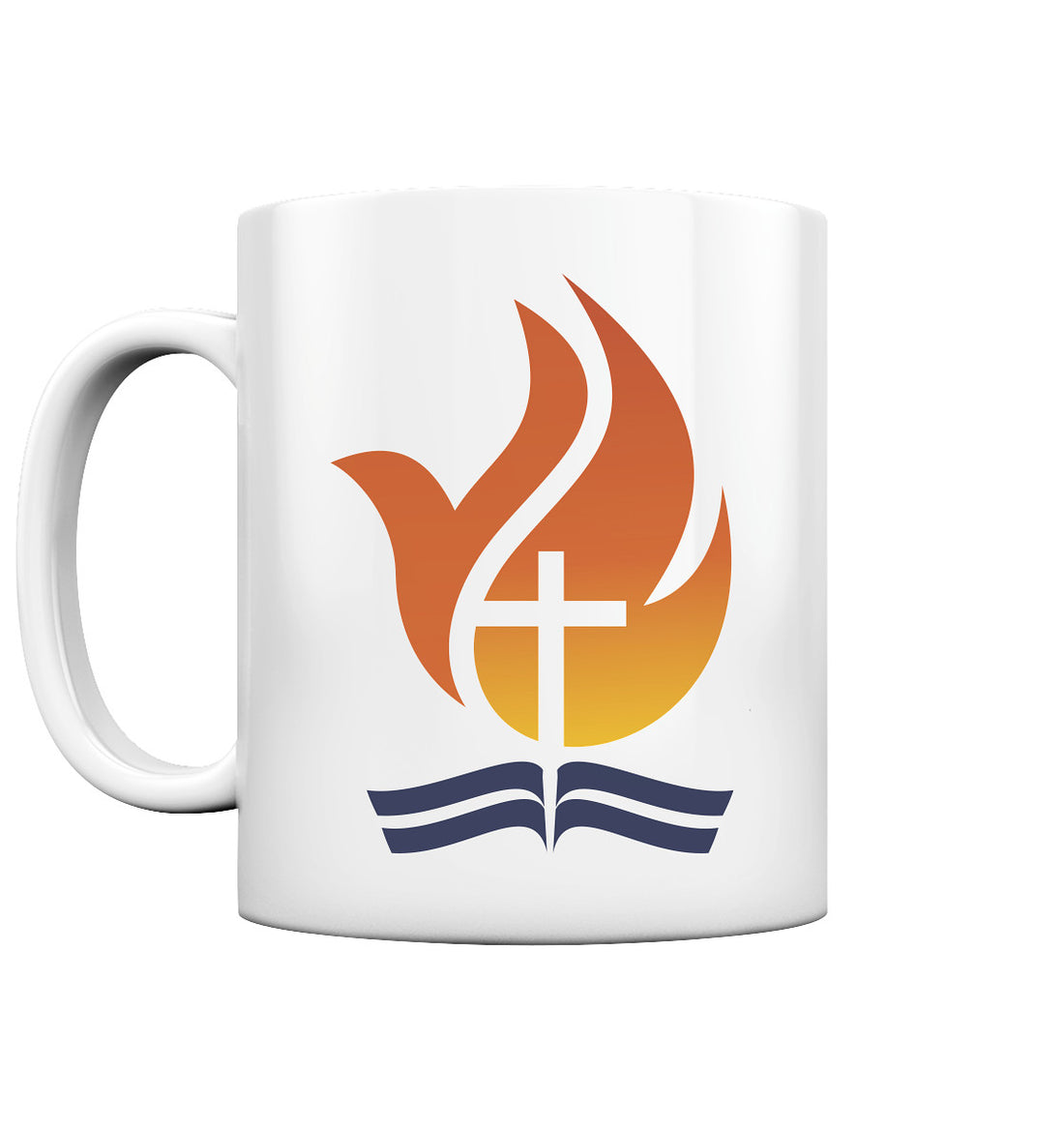 Bible Power Flame Logo - Tasse glossy