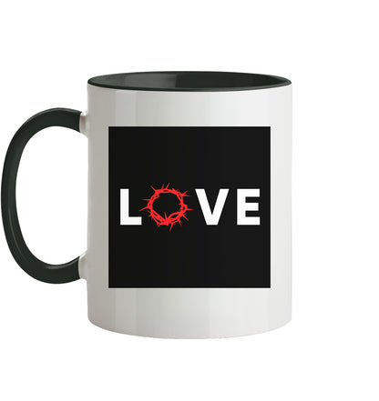 LOVE - Tasse - Tasse zweifarbig