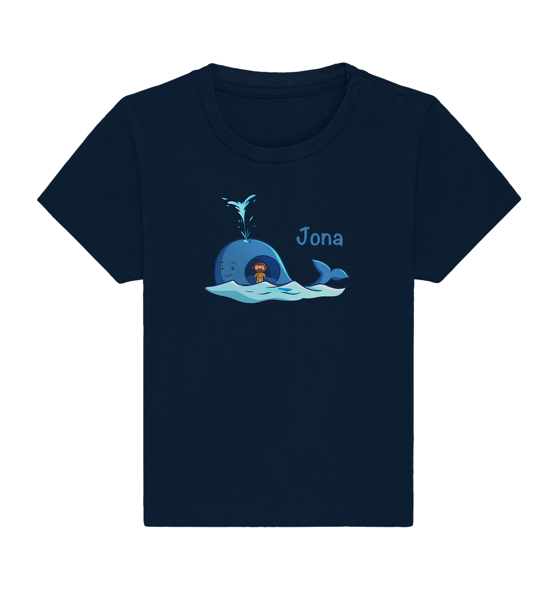 Jona im Bauch des Fisches - Baby Organic Shirt