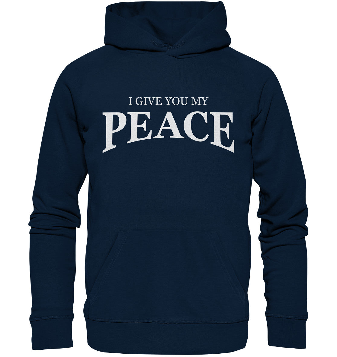 Joh 14,27 - PEACE - Organic Hoodie