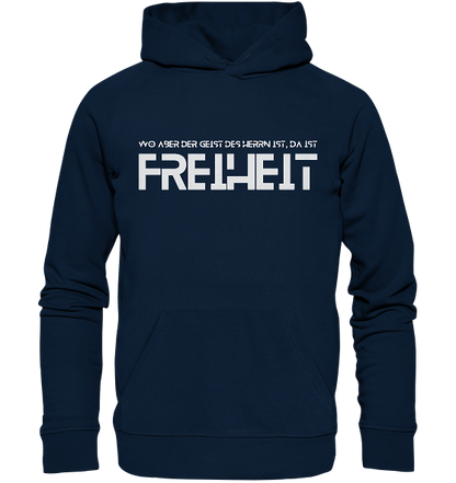 2.Kor 3,17 - Freiheit 2 - Organic Hoodie