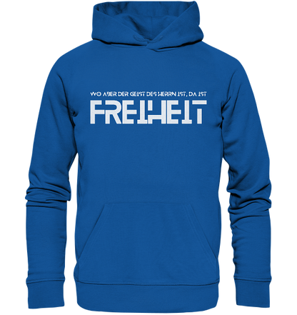 2.Kor 3,17 - Freiheit 2 - Organic Hoodie