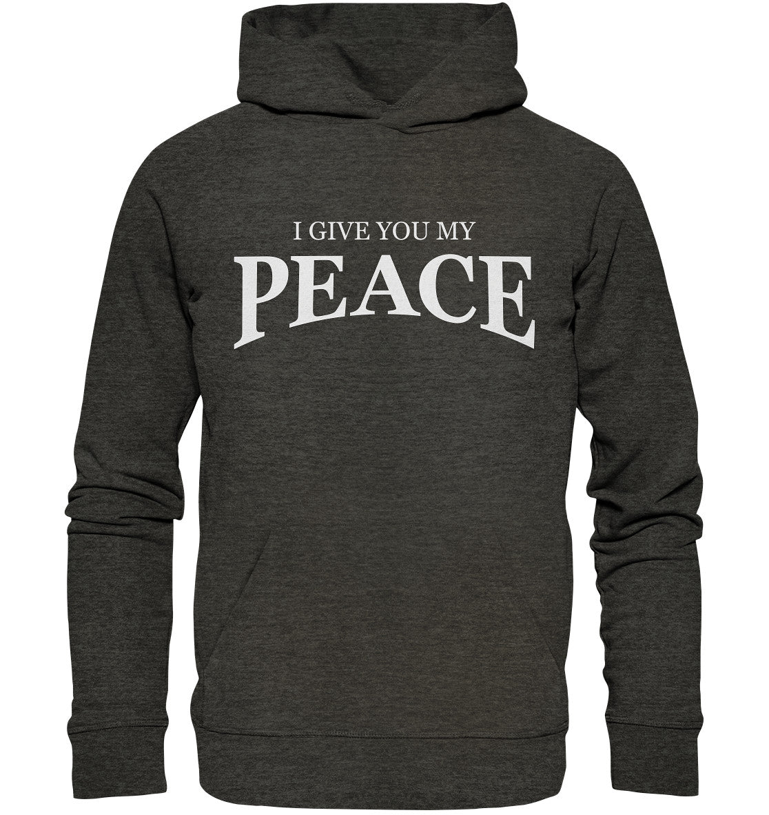 Joh 14,27 - PEACE - Organic Hoodie