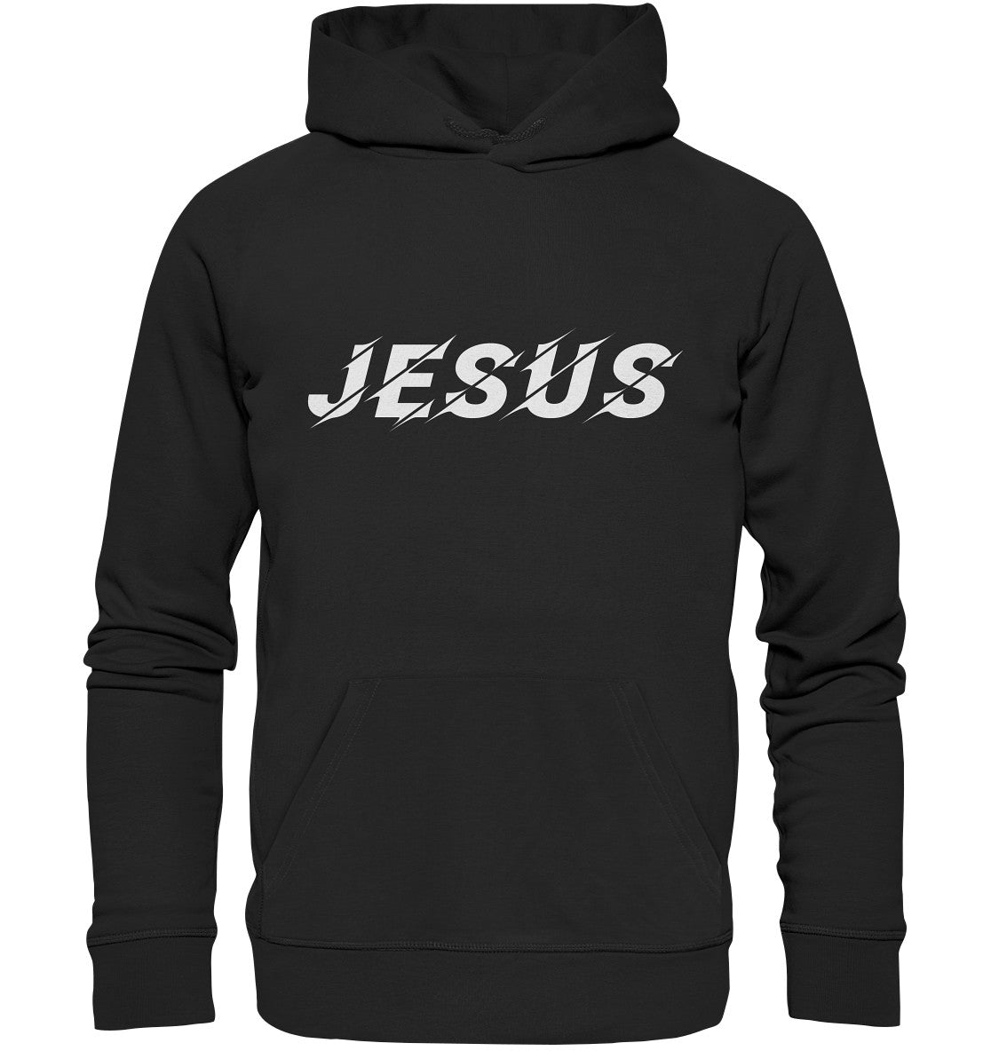 JESUS Weiß - Organic Hoodie