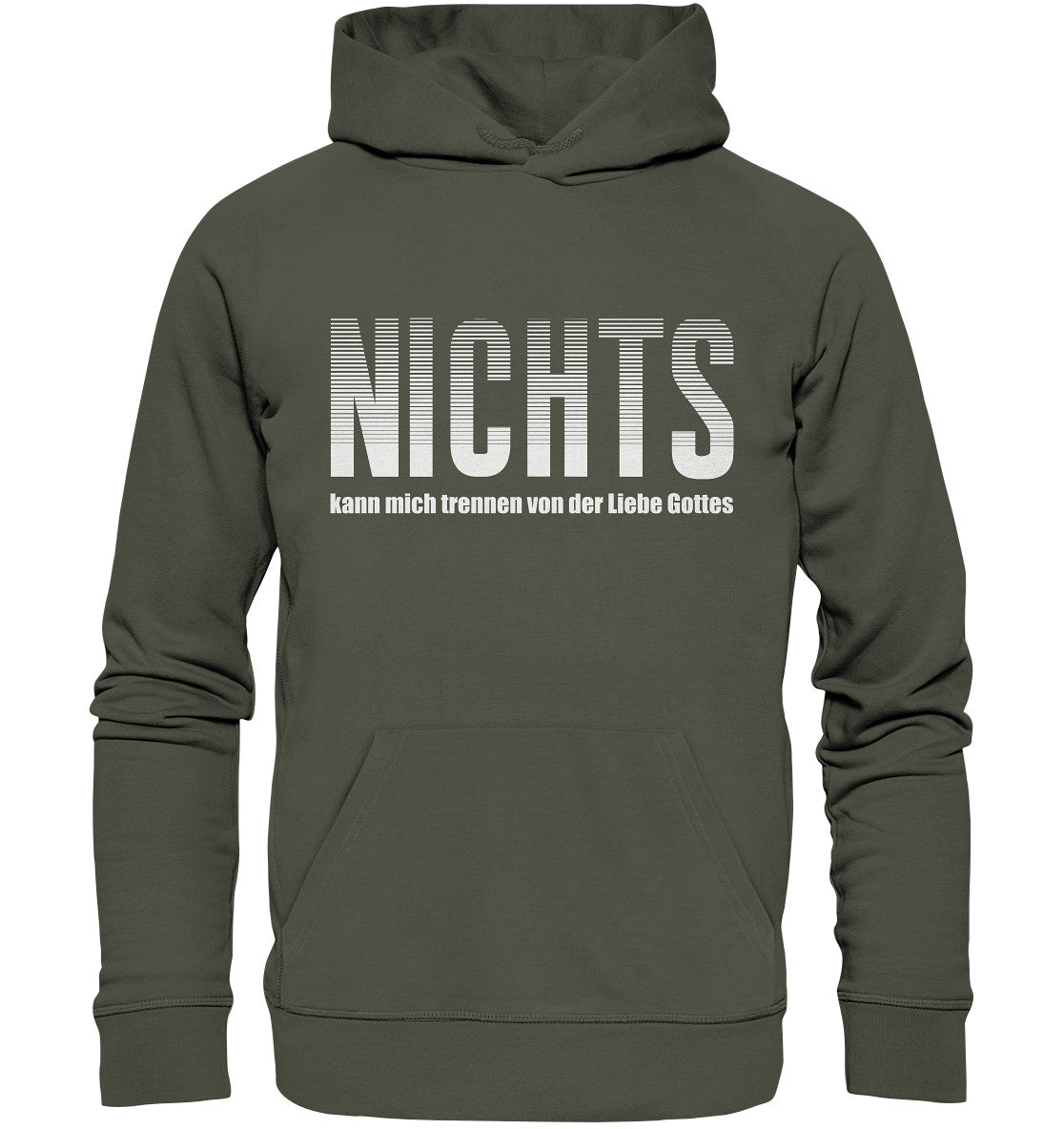 Röm 8,38-39 - NICHTS - Organic Hoodie